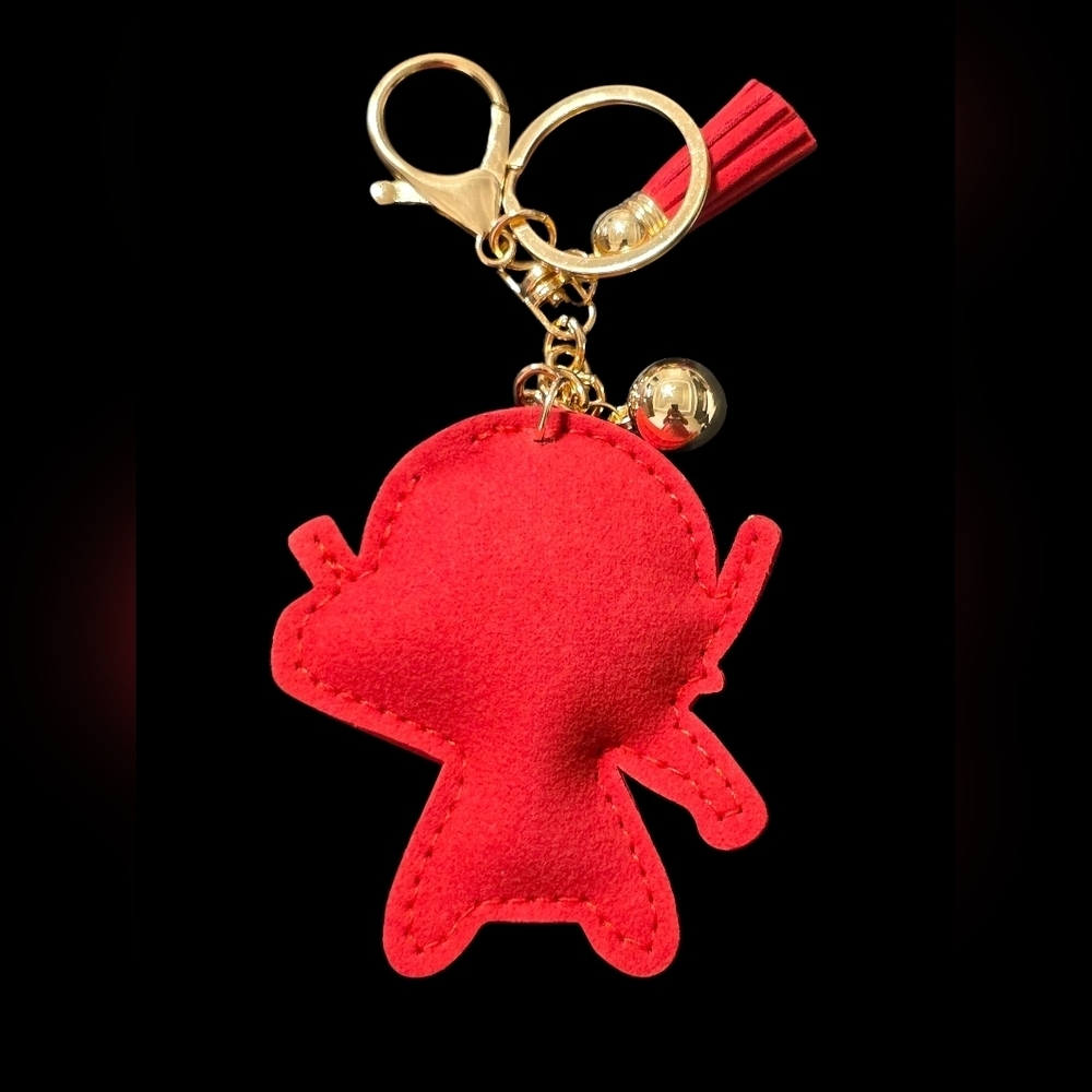 Deadpool Rhinestone Bag Charm Keychain - Picture 2 of 2